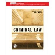 Criminal Law (Justice Series) [Rental Edition]