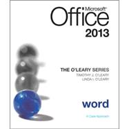 The O'Leary Series: Microsoft Office Word 2013, Introductory,9780077400217