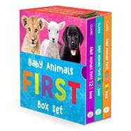Baby Animals First Box Set  First ABC Book, First 123 Book, and First Colors Book