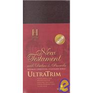 HCSB UltraTrim New Testament with Psalms and Proverbs - Burgundy Bonded Leather