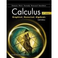 ADVANCED PLACEMENT CALCULUS GRAPHICAL NUMERICAL ALGEBRAIC SIXTH EDITION STUDENT EDITION + MY MATH LAB 1-YEAR LICENSE COPYRIGHT 2020
