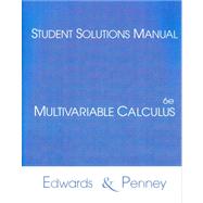 Student Solutions Manual for Multivariable Calculus
