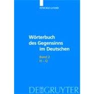 Wörterbuch Des Gegensinns Im Deutschen