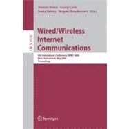 Wired/Wireless Internet Communications : 4th International Conference, WWIC 2006, Bern, Switzerland, May 10-12, 2006, Proceedings