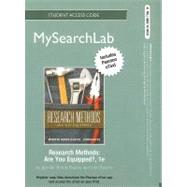 MySearchLab with Pearson eText -- Standalone Access Card -- for Research Methods Are You Equipped?