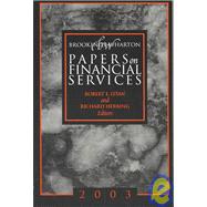 Brookings-Wharton Papers on Financial Services 2003