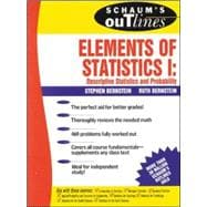 Schaum's Outline of Elements of Statistics I: Descriptive Statistics and Probability,9780070050235