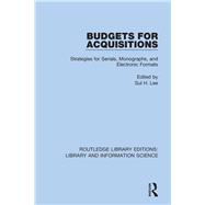 Budgets for Acquisitions