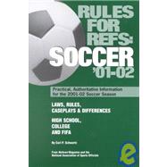 Rules for Refs: Soccer 2001-2002