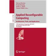 Applied Reconfigurable Computing. Architectures, Tools, and Applications