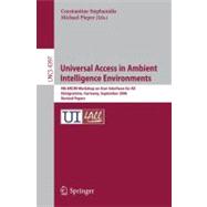 Universal Access in Ambient Intelligence Environments
