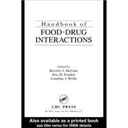 Handbook of Food-drug Interactions