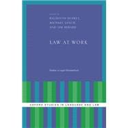 Law at Work Studies in Legal Ethnomethods