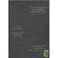 The Emergence of Modern Architecture: A Documentary History, from 1000 to 1810,9780415260244