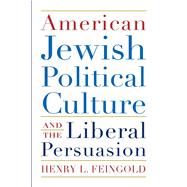 American Jewish Political Culture and the Liberal Persuasion