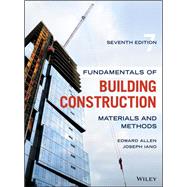 Fundamentals of Building Construction: Materials and Methods