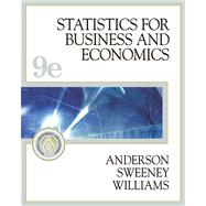 Statistics for Business and Economics (with Student CD-ROM, iPod Key Term, and InfoTrac)