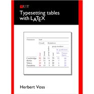 Typesetting Tables With Latex