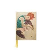 Seated Woman by Egon Schiele Foiled Pocket Journal