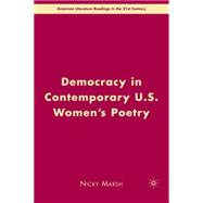Democracy in Contemporary U. S. Women's Poetry
