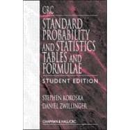 CRC Standard Probability and Statistics Tables and Formulae, Student Edition