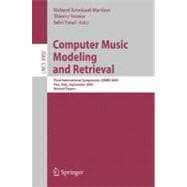 Computer Music Modeling And Retrieval