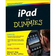 iPad<sup><small>TM</small></sup> For Dummies<sup>®</sup>