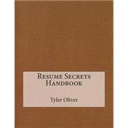 Resume Secrets Handbook