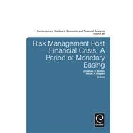 Risk Management Post Financial Crisis,9781784410278