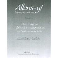 Workbook/Lab Manual Answer Key for Allons-y!: Le Français par etapes, 6th
