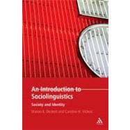 An Introduction to Sociolinguistics Society and Identity