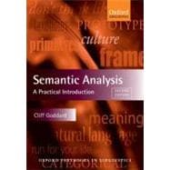 Semantic Analysis A Practical Introduction