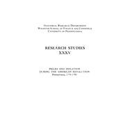 Prices and Inflation During the American Revolution, Pennsylvania, 1770-1790