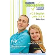 Cambridge Checkpoints Vce English Units 3 and 4 2009