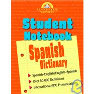 Random House Webster's Student Notebook Spanish Dictionary
