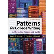 Achieve for Patterns for College Writing (1-Term Access) A Rhetorical Reader and Guide