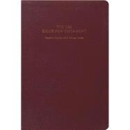 Holy Bible: UBS Greek New Testament: Reader's Edition With Textual Notes, Genuine Leather Burgundy