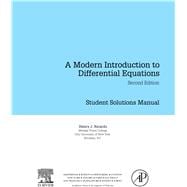 Student Solutions Manual, A Modern Introduction to Differential Equations