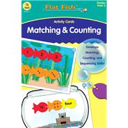 Flat Fish Activity Cards: Matching & Counting: Gradees PreK-2