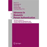 Advances In Biometric Person Authentication: 5th Chinese Conference On Biometric Recognition, Sinobiometrics 2004, Guangzhou, China, December 13-14, 2004, Proceedings