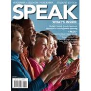 SPEAK (with CourseMate with Interactive Video Activities, Audio Studio Tools, InfoTrac 1-Semester, Speech Builder Express Printed Access Card)