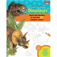 Learn to Draw Dinosaurs Step-by-step instructions for more than 25 prehistoric creatures-64 pages of drawing fun! Contains fun facts, quizzes, color photos, and much more!
