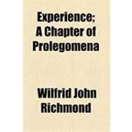 Experience: A Chapter of Prolegomena
