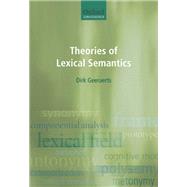 Theories of Lexical Semantics