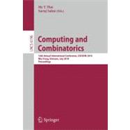 Computing and Combinatorics : 16th Annual International Conference, COCOON 2010, Nha Trang, Vietnam, July 19-21, 2010 Proceedings