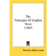 The Principles Of English Verse