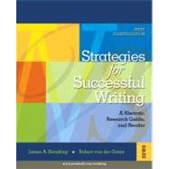 Strategies for Successful Writing : A Rhetoric, Research Guide, and Reader