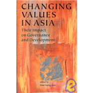 Changing Values in Asia : Their Impact on Governance and Development,9784889070309