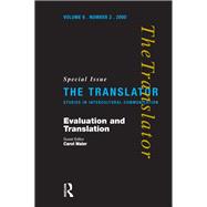 Evaluation and Translation: Special Issue of 