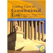 Leading Cases in Constitutional Law 2007